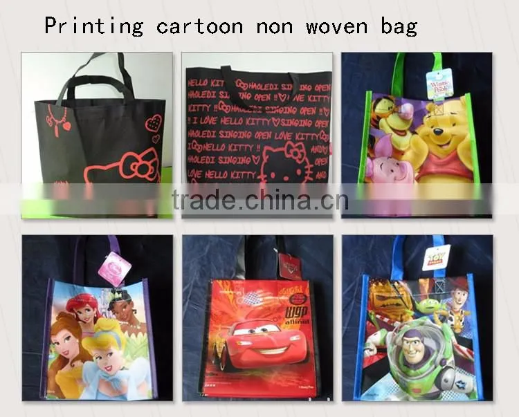 China bag supplier ladies bag new type of carry non woven shopping bag