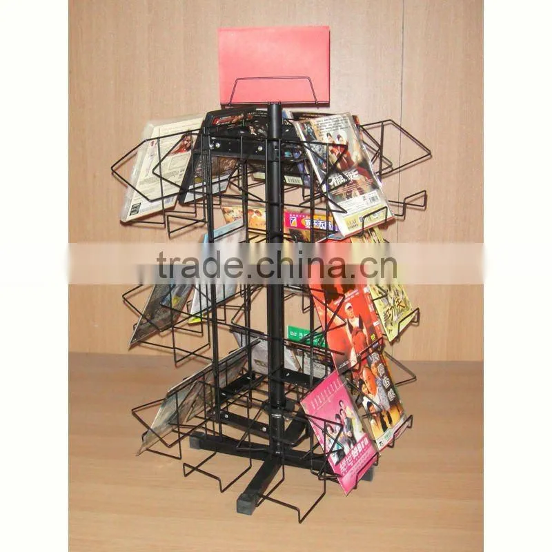 counter spinning dvd display stand