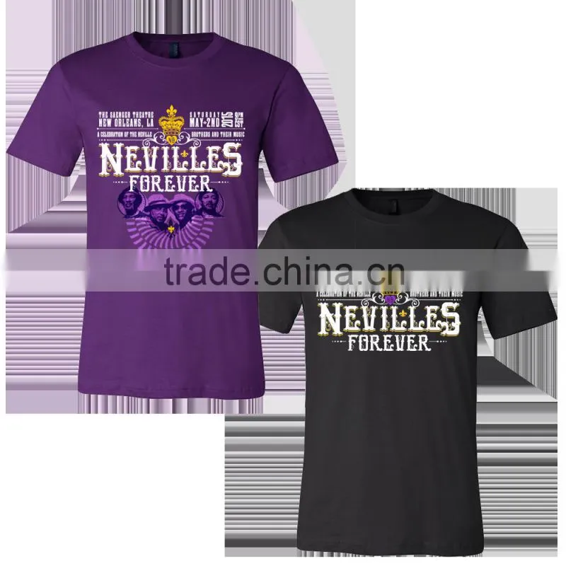 Printing T Shirts Cotton/ Custom Silk Screen Printing T Shirt/ Machine Screen Printing T Shirt
