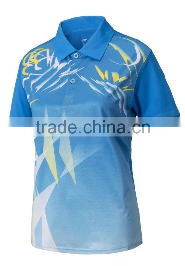Wholesale Thailand quality grade original sublimation badminton jersey