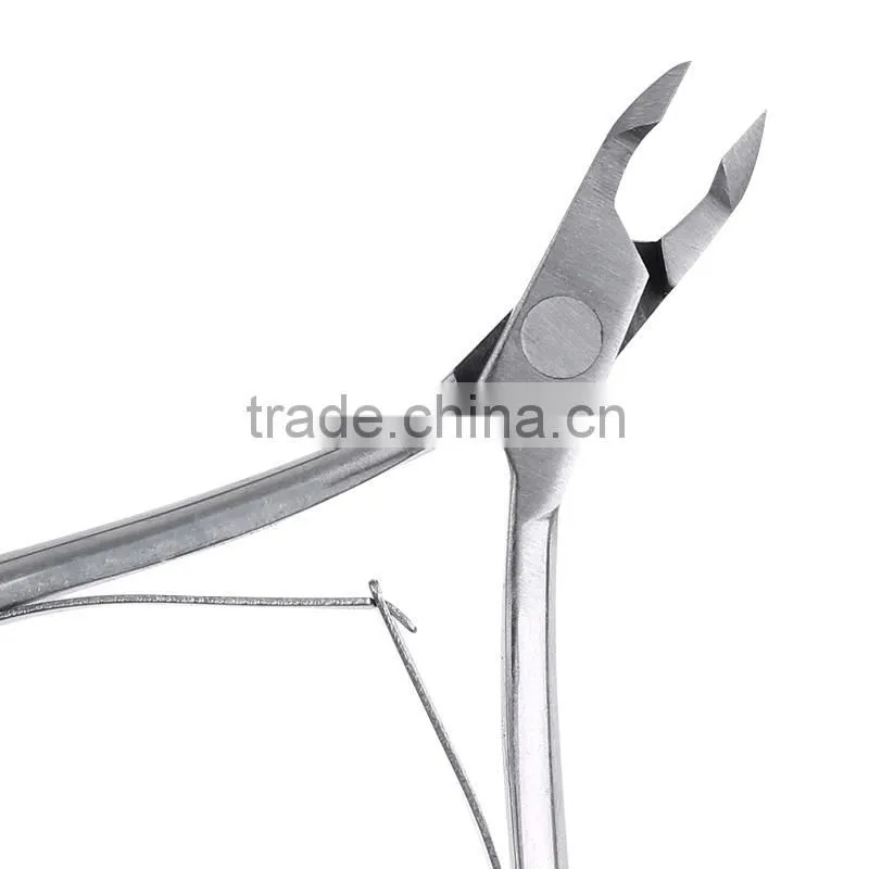 2016 golden and silver color stainless steel nail cuticle nipper
