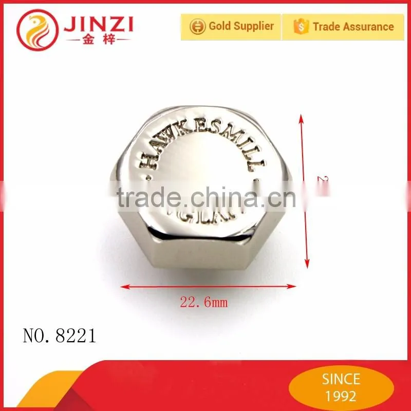 Custom various type decorative metal rivet with logo