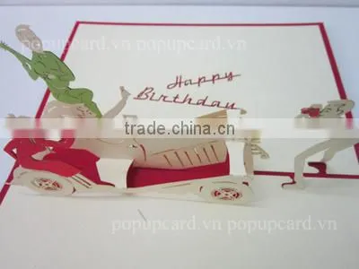 3D pop up Thank you Dog card