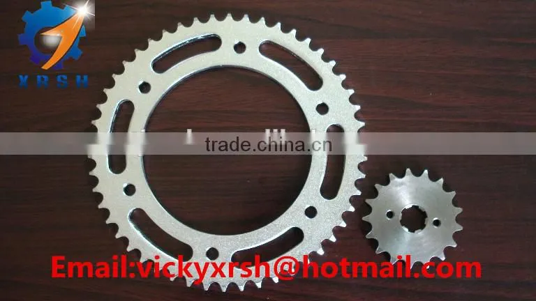 C45 steel high quality motorcycle sprocket rear sets 428H for hot sale