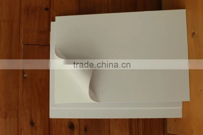 double sided adhesive PVC sheets price for black and white