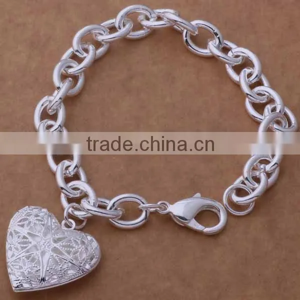 plated heart premier designs bracelet jewelry, 925 sterling silver bracelet