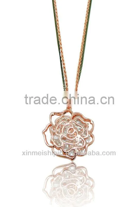 fashion jewelry necklace alloy material