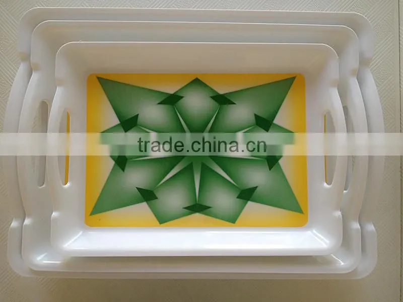 Rectangular Serving Tray Plastic Food Tray