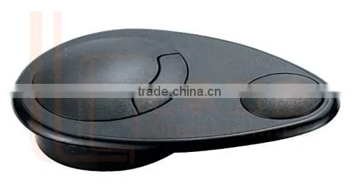Peach shaped office computer Desk Cable Grommet