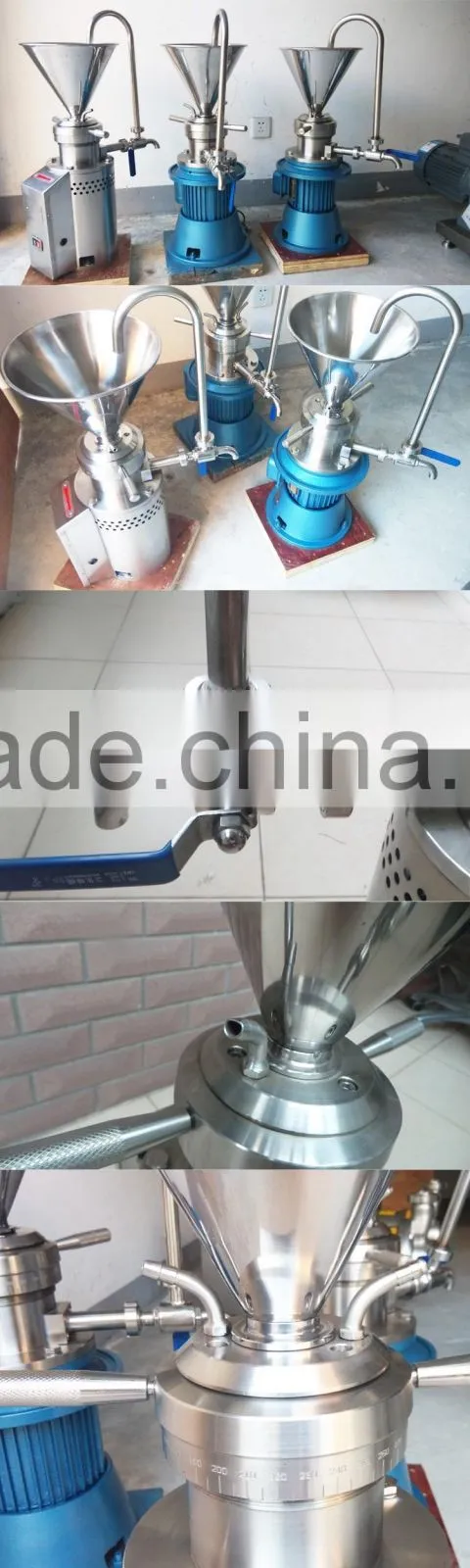 304ss colloid mill for cream colloid mill for making mayonnaise