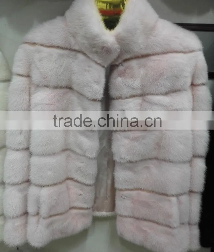 Fashion design ladies mink fur coat /mink fur jacket