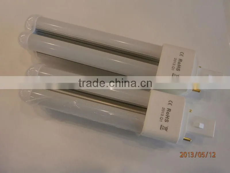 New design 11W led energysaving lamp 360 degree beam angle G24/E27 smd 3014 chip inside
