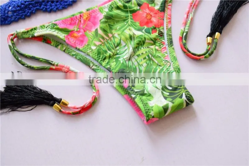 Wholesales of crochet sexy swimwear , hot sales fashion neoprene bikinis women swimwear