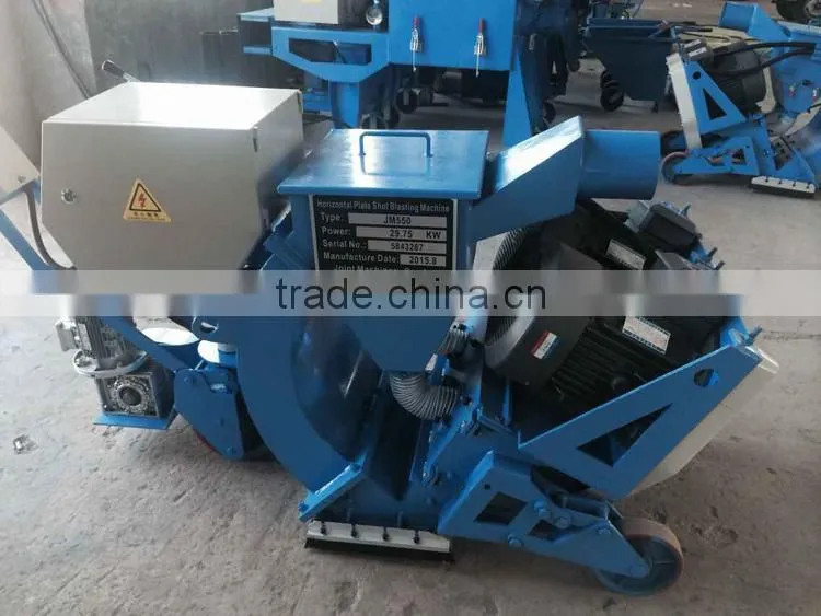 Road shotblasting machine