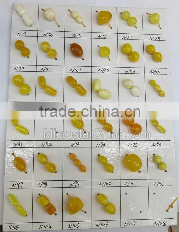 33pcs muslim amber rosary tasbih prayer beads