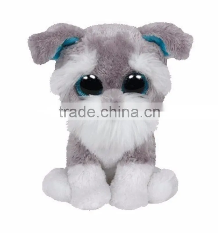 St Germany schnauzer dog for children on home sofa decorations