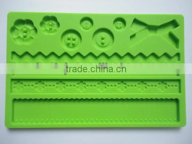 English letters fondant silicone mould