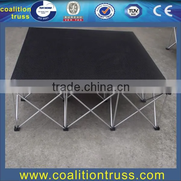 folding aluminum portable stage for concert/outdoor concert stage