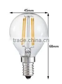 Very Welcome Vintage LED Filament Lamp G45 P45 E14/E12 E26/27 4W 2W Dimmalbe Bulbs