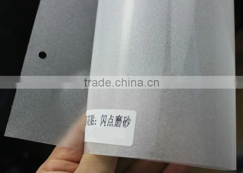 flat pvc frosted decorative film for glass