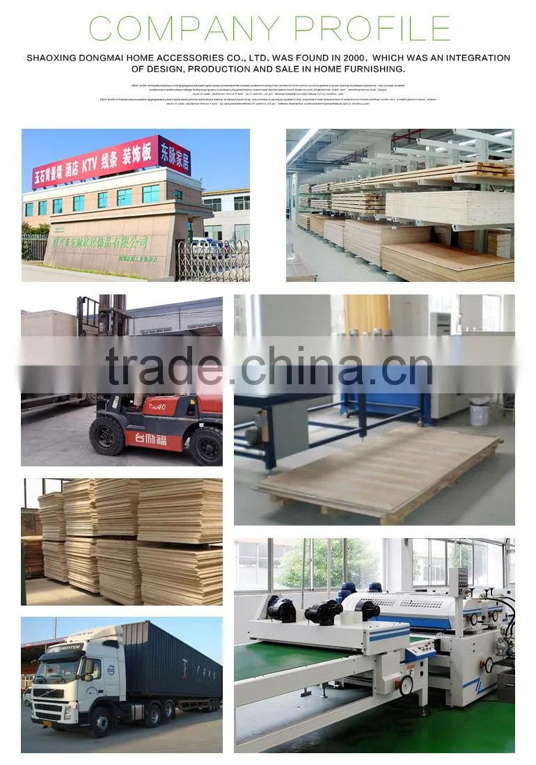 Dongmai High Gloss Firlst Class Lauan Wearproof Durable UV Board