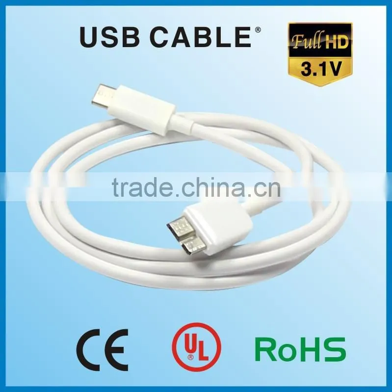 Shenzhen factory AM to Micro B USB 3.1 Cable
