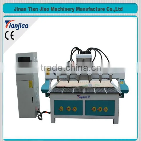 professional wood cnc router with linear ATC servo mortor syntec control 9kw HSD spindle