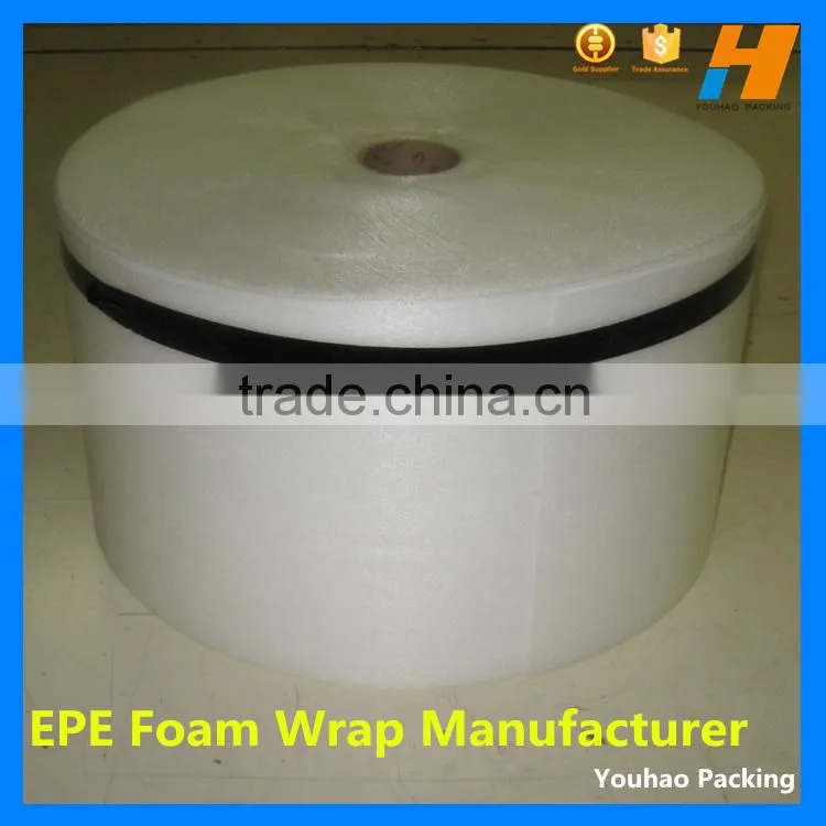 0.8mm 1/32'' EPE Foam Packaging Wrap 0.3X 305m 12" x 1000'