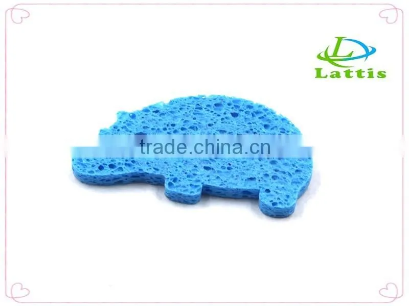 Design lovely hot sell sea foam sponge for baby cleanser