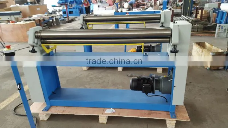 1.5mm thin plate rolling machine mechanical and 3 rollers steel plate rolling machine