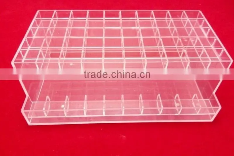 Acrylic case with small devider compartment