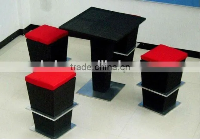 Hot sale wicker outdoor used bar furniture