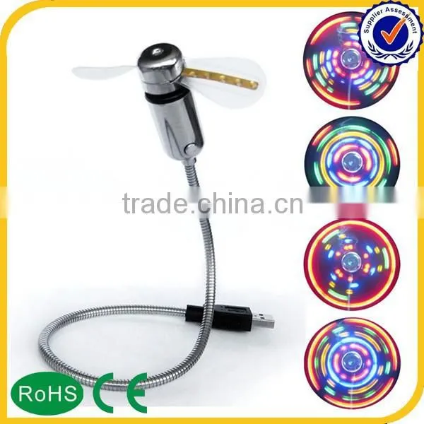 2015 Promotion Gifts customized logo program usb led fan