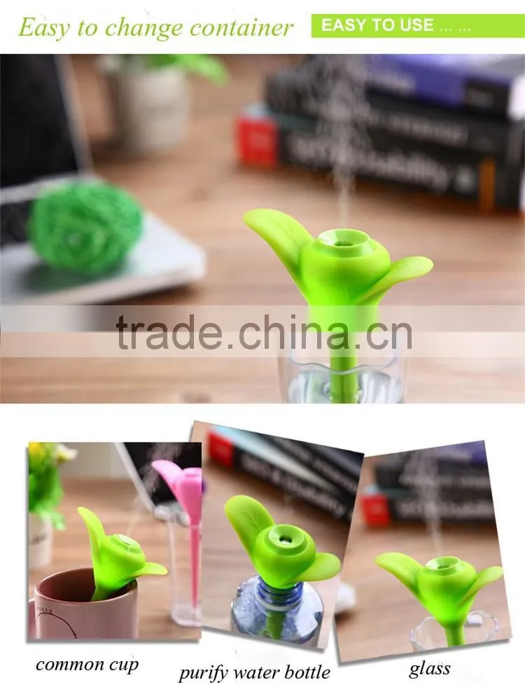 USB mini clover home air freshener diffuser/portable perfume mist diffuser
