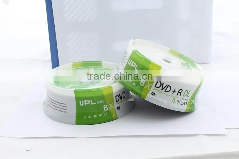 UPL blank dvd+r dl 8x 8.5gb 240min/blank dvd 8.5 dl 25pcs in a cake box