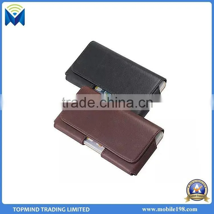 Two Size Belt Bag Leather Case for iPhone 6 6 Plus, Waist Bag Wallet Phone Case