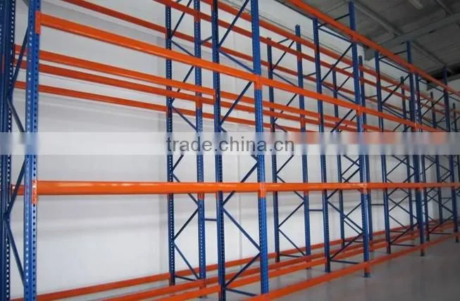 Q235b steel Double-Deep Pallet Racking with Special forklift