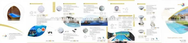 2015 led swimming pool lights hang on wall with remote control 5 year warranty