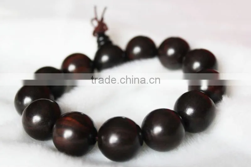 Artistic Red Sandalwood Beaded Bracelets 10mm