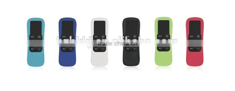 Factory PROMOTION no MOQ Transparent Dustproof Silicone TV controller Protective Cover for 4th Apple Siri Remote Case Skin