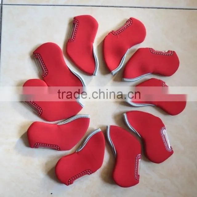 2014 fashionable elastic and durable neoprene golf iron head cover