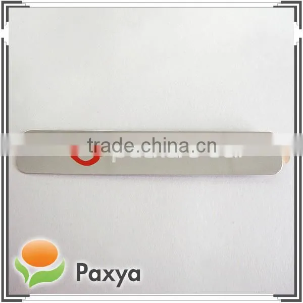 Customized aluminum logo plate for security monitor