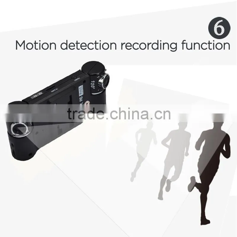 2.7 inch digital zoom dual-lens install camera in car