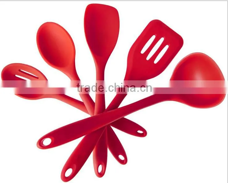 Funny Silicone Cooking Set Kitchen Utensil Set of 5