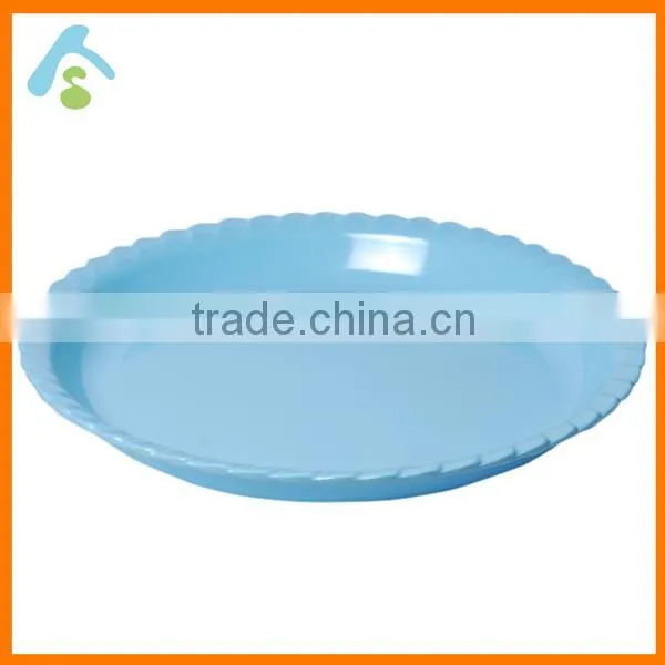 100% melamine big round plate