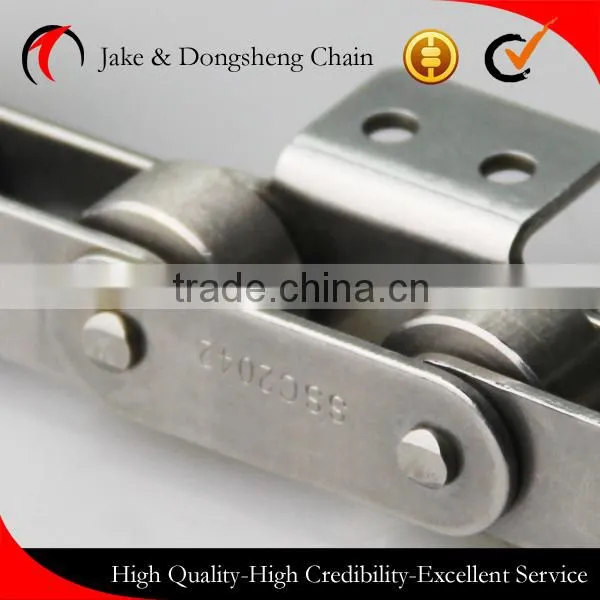 DSC quality like qianjiang industral conveyor chians SSC2042 with U type attachments