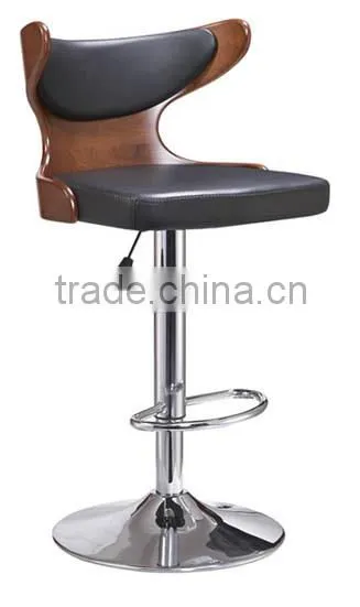 Antique Wood Metal Bar Stool High Chair