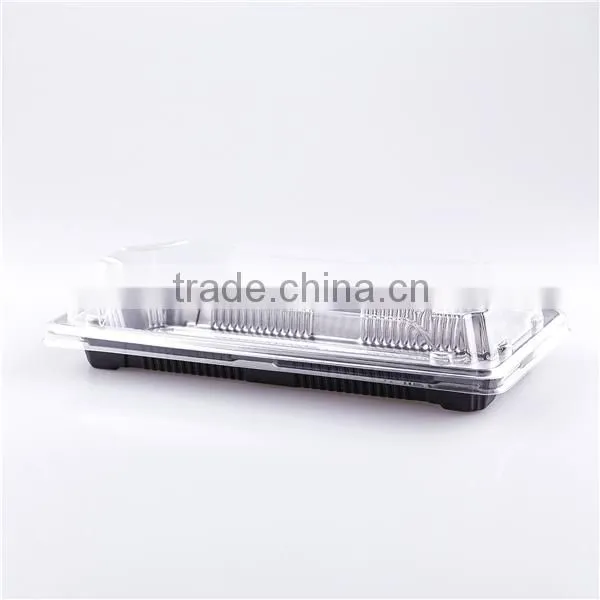 SM1-1102H Silvery Color Rectangle Food Tray for Sushi