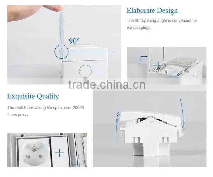 Waterproof Doorbell Switch Waterproof Electrical Outlet Box(SP-2FRS)