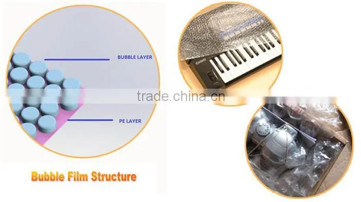 Automatic 2-layer PE Air Bubble Film Making Machine twin screw